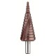 HSS Cobalt stappen boren voor staal en RVS 4-12 mm HSS Cobalt stappen boren voor staal en RVS 4-12 mm